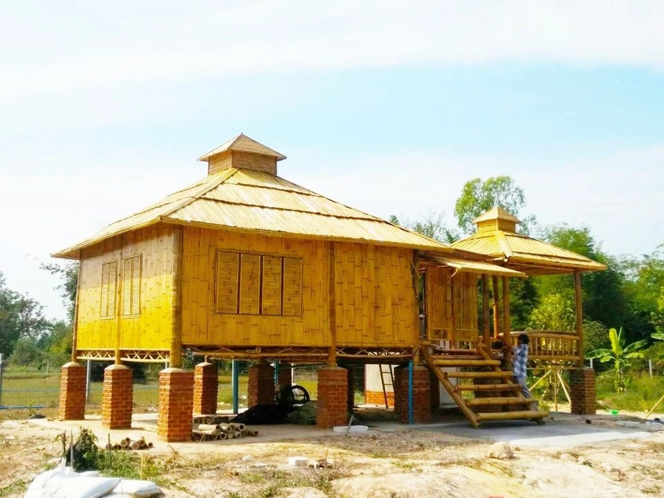 บ้านไม้ไผ่ทรงบาหลี_บ้านนา