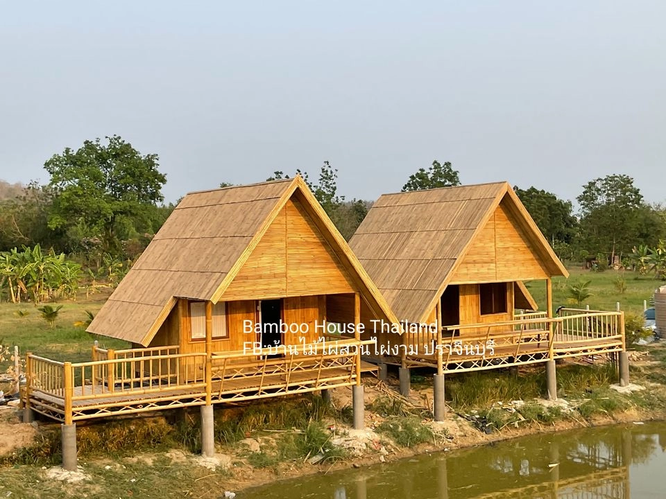 บ้านไม้ไผ่ทรงเอ