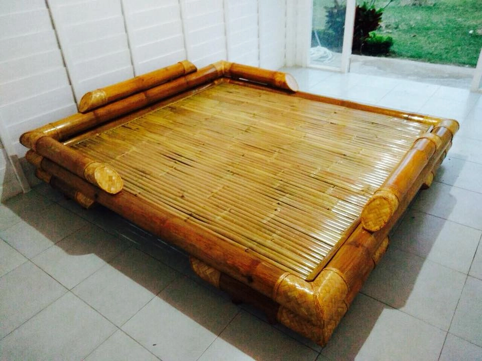 เตียงไม้ใผ่ Bamboo Bed รับประกันมอด