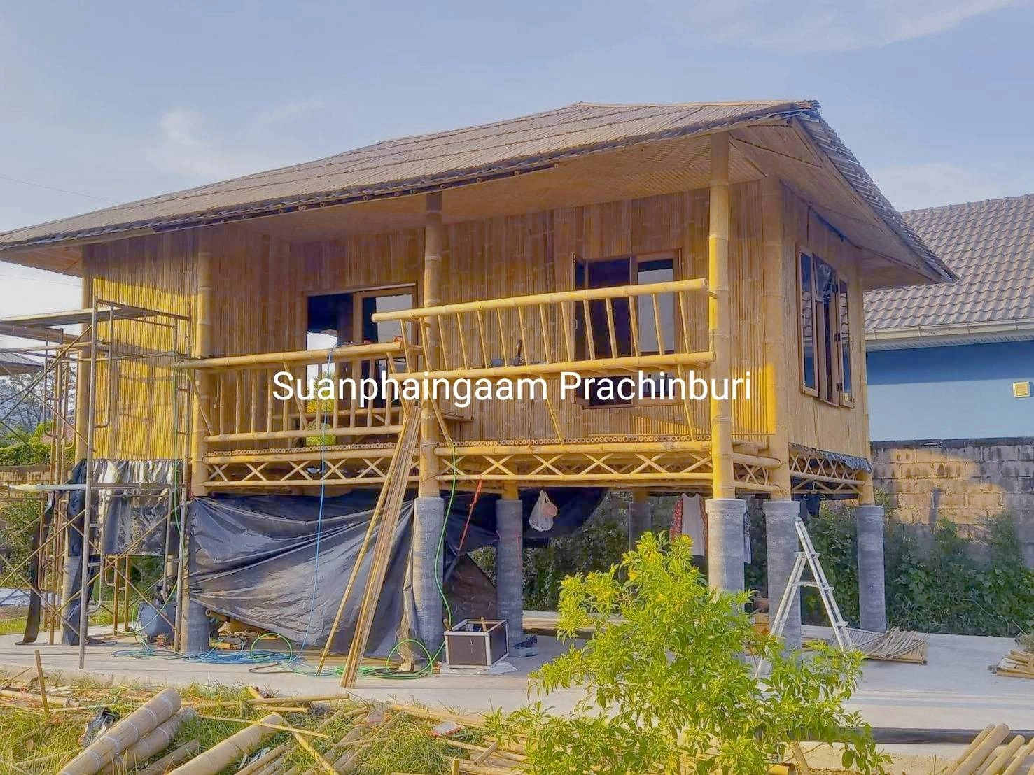 บ้านไม้ไผ่ทรงปั้นหยา หัวหิน